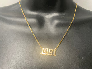 Year Necklace