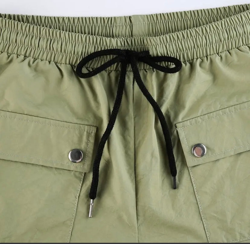 Hight Waist Cargo Pants